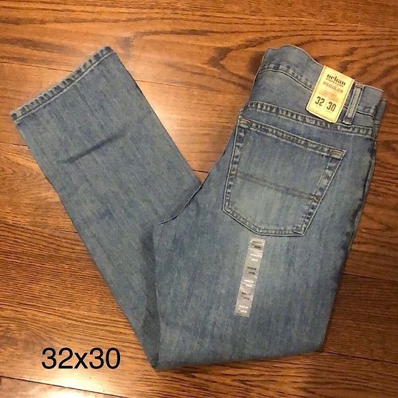 URBAN PIPELINE Mens Regular Fit Straight Leg Jeans 32 x 30